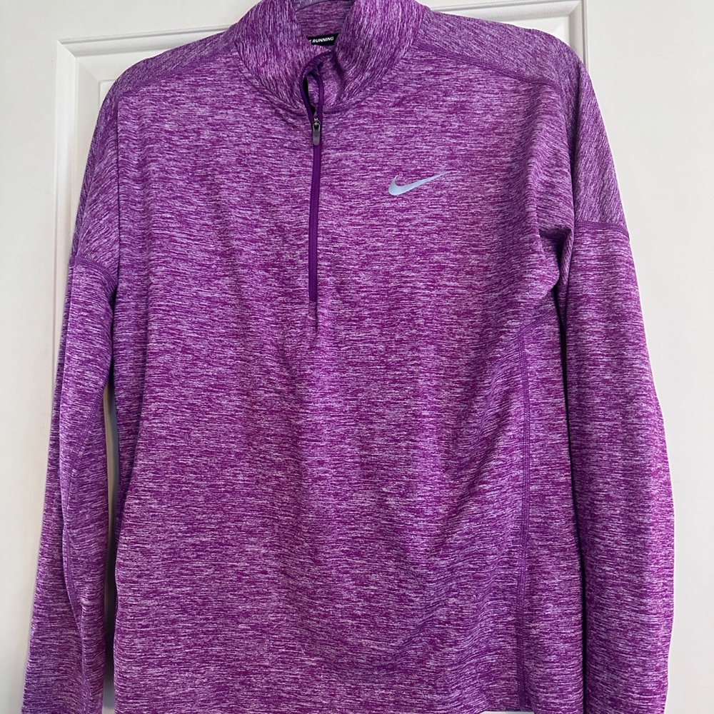 Nike Purple Quarter-Zip Pullover